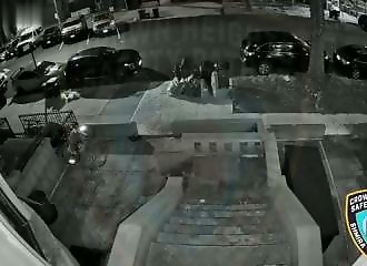 With a knife in his hand, he chased a young Jewish man, shouting “Heil Hitler,” all the way to his front door
