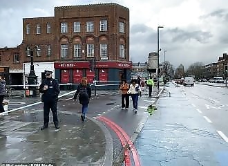 Machete fight in London