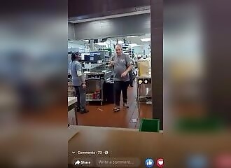 They steal nuggets and attack the manager in a McDonald's!