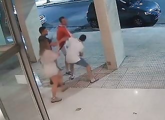  He gets beaten up after asking his neighbors to keep it down at Christmas 