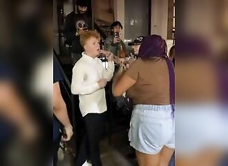  Drunk young man assaulted after accidentally pushing girl 