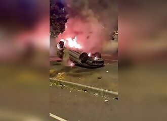    3rd night of rioting in France   