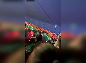 At a Russian circus, a tigress is wandering among the audience: no one can believe it