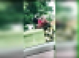 Woman on drugs violently mutilates herself in viral video (Warning - shocking)