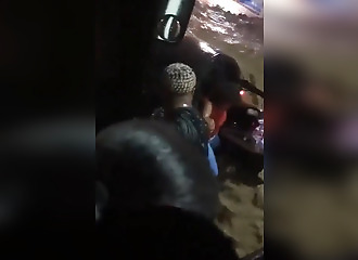 He rescues a family from a car caught in floods