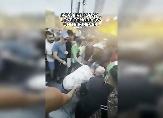 Fight between festival-goers at Tomorrowland