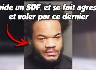 Il tente d'aider un SDF, et se fait agresser violemment - YouTube