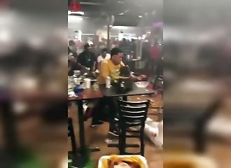 Fatal shooting and general brawl in a Rotterdam party hall