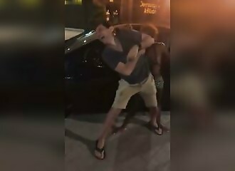 He is bitten by what appears to be a zombie