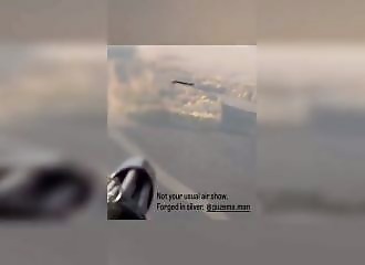 Hélicoptère ukrainien abat une drone kamikaze russe en approche