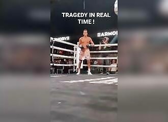 A boxer ends up in a coma after a knockout