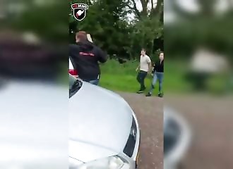 A dispute between neighbors turns into a baseball bat fight in the Netherlands