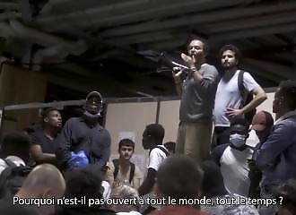 Des migrants africains envahissent un camp pour Ukrainiens