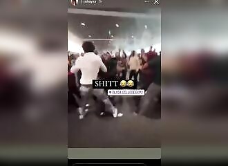 General brawl at the Black College Expo in Los Angeles