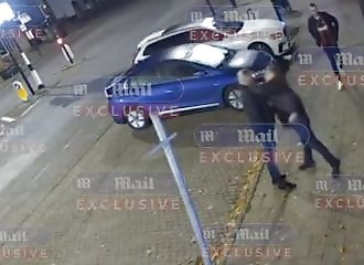 A British MP knocks out a voter and punches him to the ground